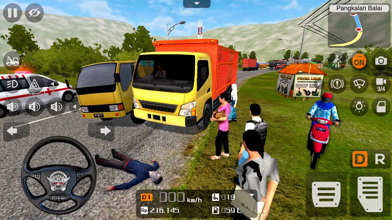 Bus Simulator Indonesia #37 New Truck! Android gameplay