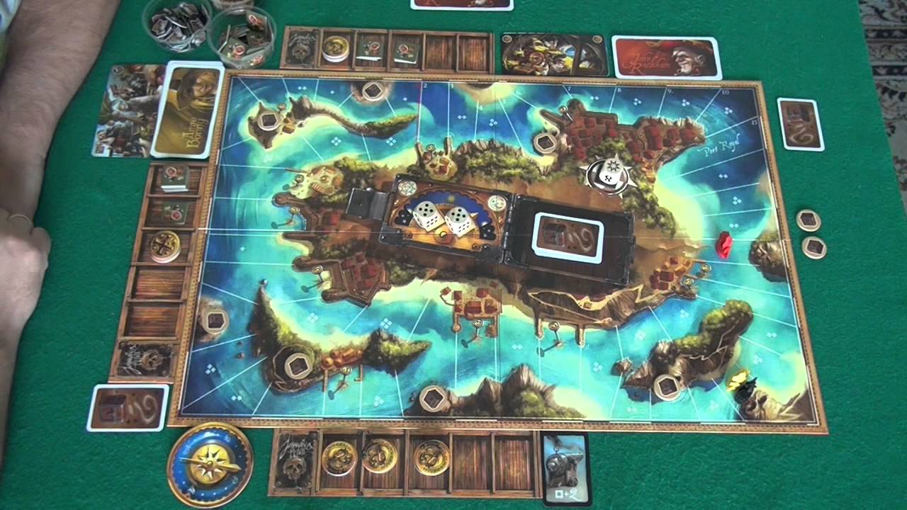 Jamaica 1/1 - играем в настольную игру, board game