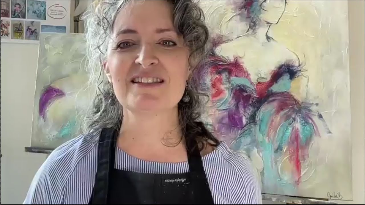Projet Distinguée: Technique de lavis sur pâte à texturer par Josée Cloutier