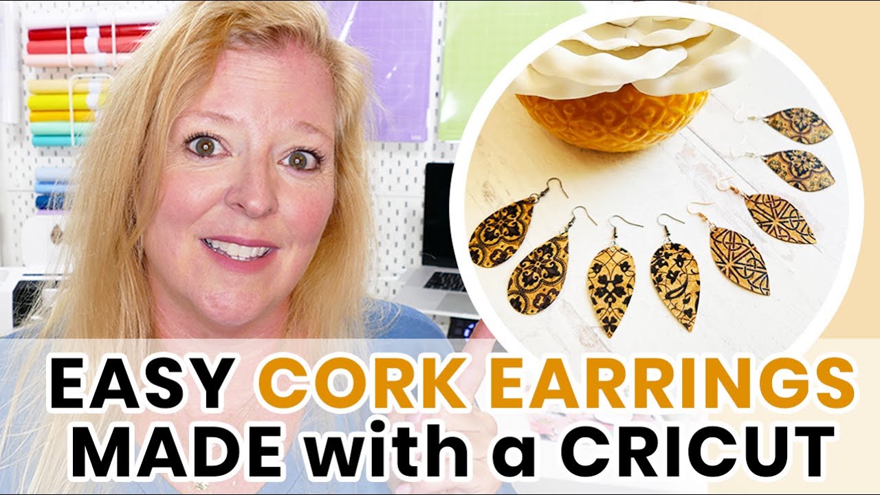 How to Make Cork Earrings with a Cricut