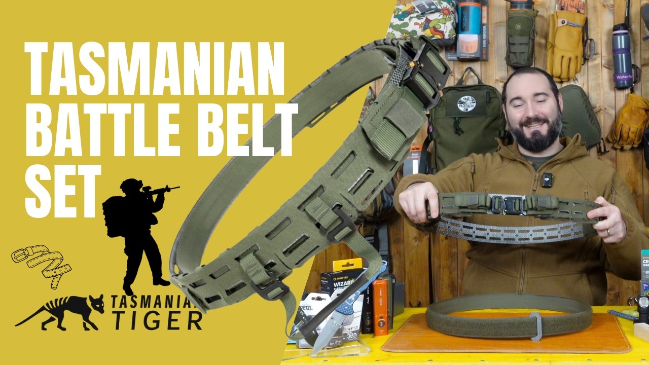 TASMANIAN TIGER BATTLE BELT SET - LEGGERA E STRUTTURATA - RECENSIONE COMPLETA