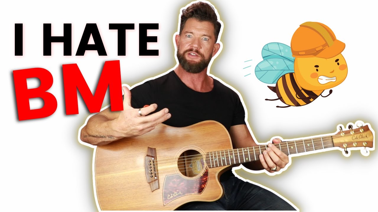 B minor (Bm) Bar Chord - How to change barre chords quick | Beginner Guitar Lesson