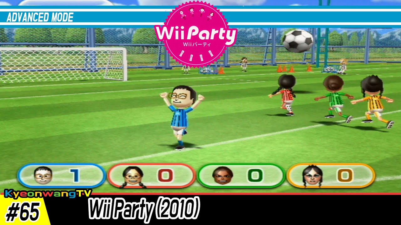Wii Party -Mini Games Battle (Advanced, #065) Player Dad vs Keiko vs Hayley vs Eva (English sub)