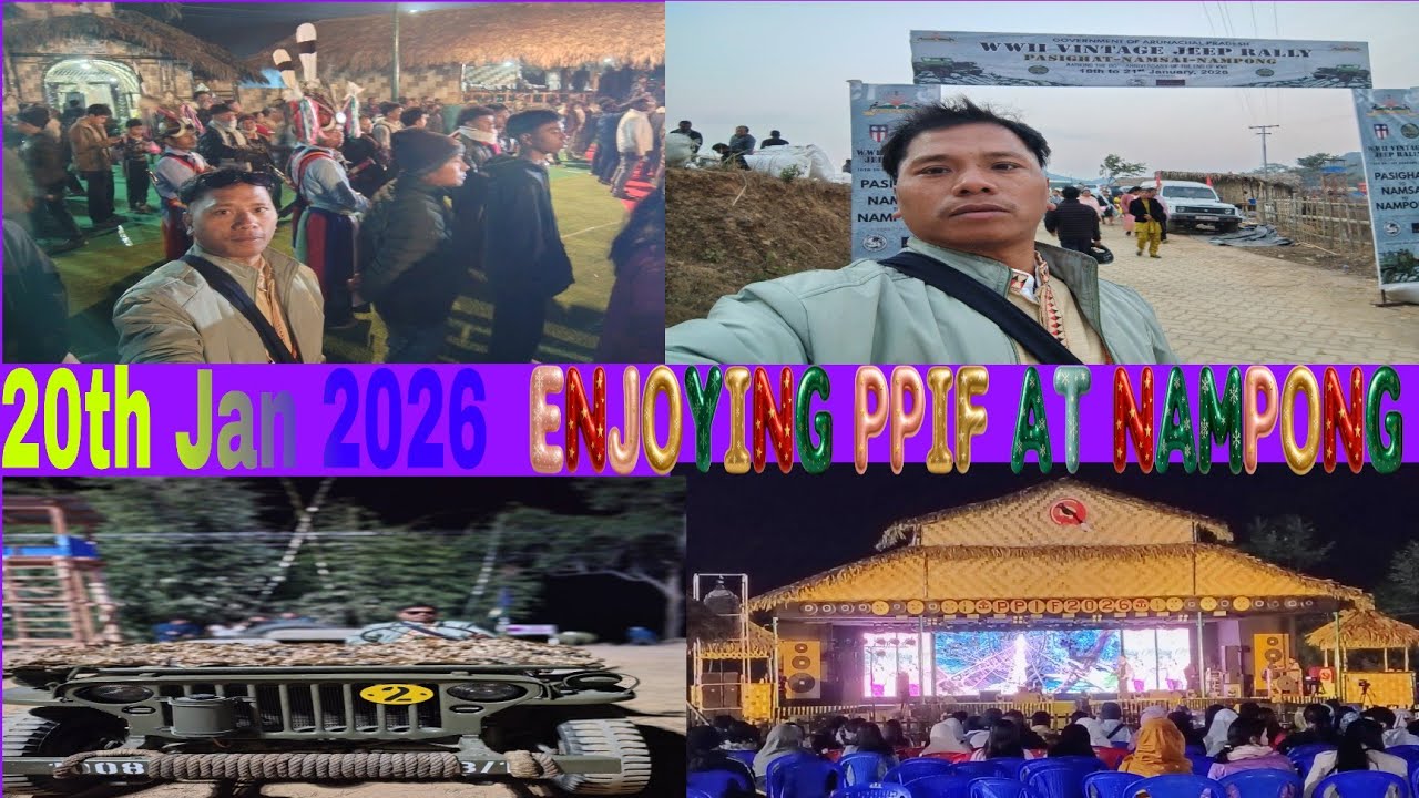 PPIF festival ground nampong helipad 20th of jan 2026#Dist.Changlang (A.P)