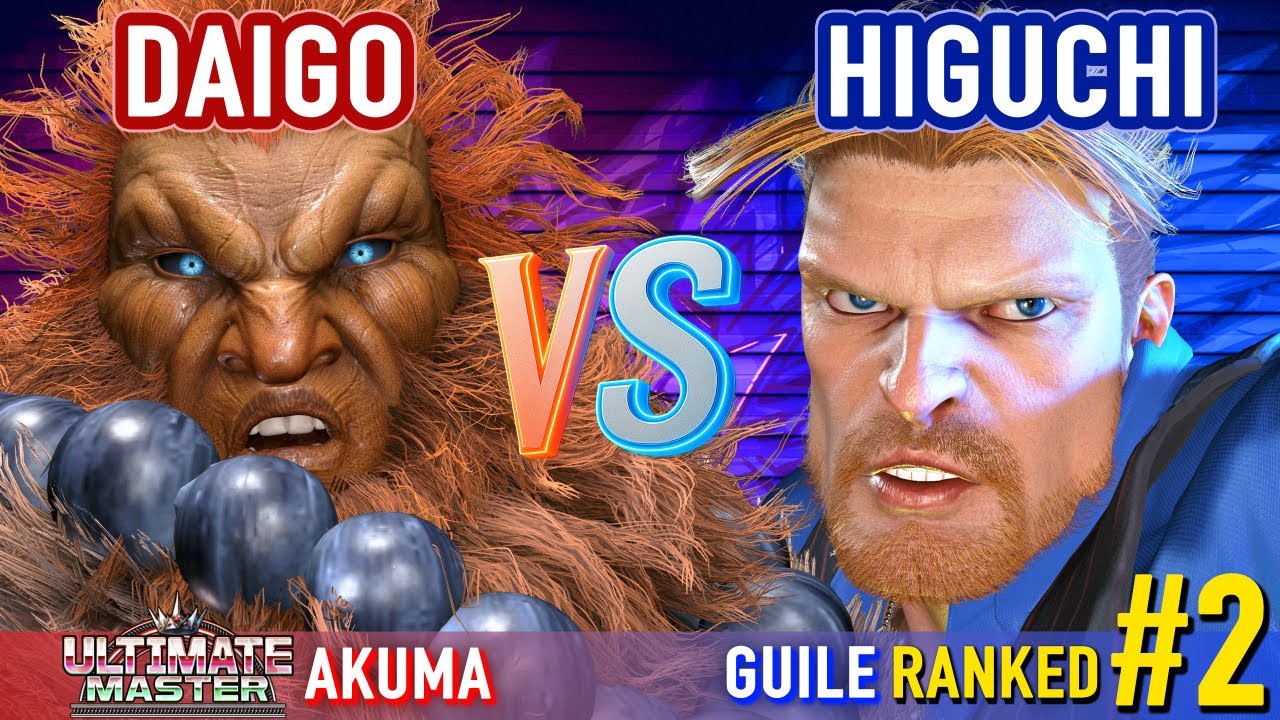 SF6 ▰ DAIGO (Akuma) vs HIGUCHI (#2 Ranked Guile) ▰ High Level Gameplay
