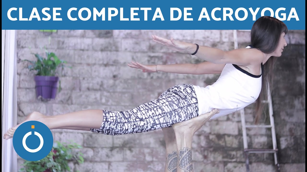CLASE COMPLETA de ACROYOGA 🧘‍♀ - Ejercicios básicos para PAREJAS