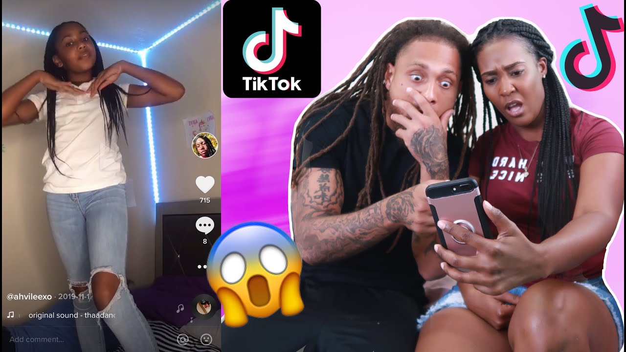 REACTING TO OUR 10 YEAR OLD DAUGHTERS TIKTOKS! *SHOCKING*