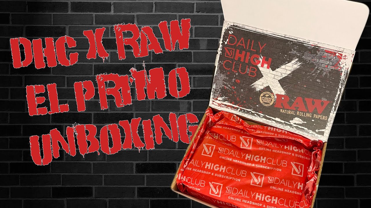 NEW Raw Papers!? - January 2021 Daily High Club El Primo Box Unboxing/Review