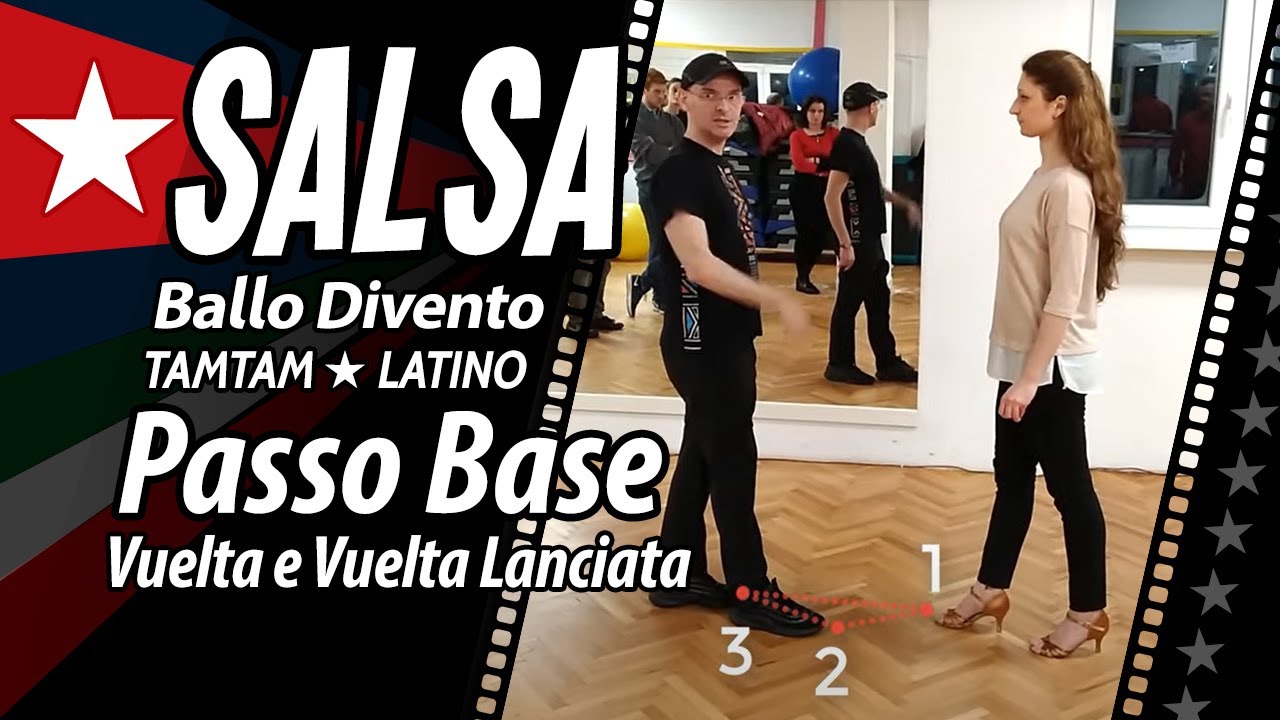 SALSA, Passo Base, Vuelta donna, giro uomo, Cross [Ballo Divento]