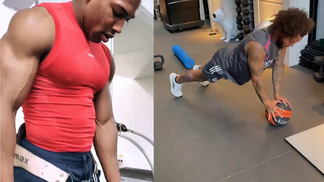 Famous Footballers INTENSE Workouts 🔥 Work Hard ft. Marcelo, Ibra, Traoré & More!