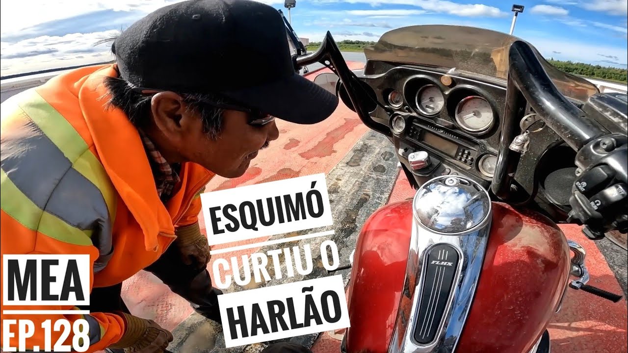 MEA128: Rodando de MOTO pelo CÍRCULO POLAR ÁRTICO 