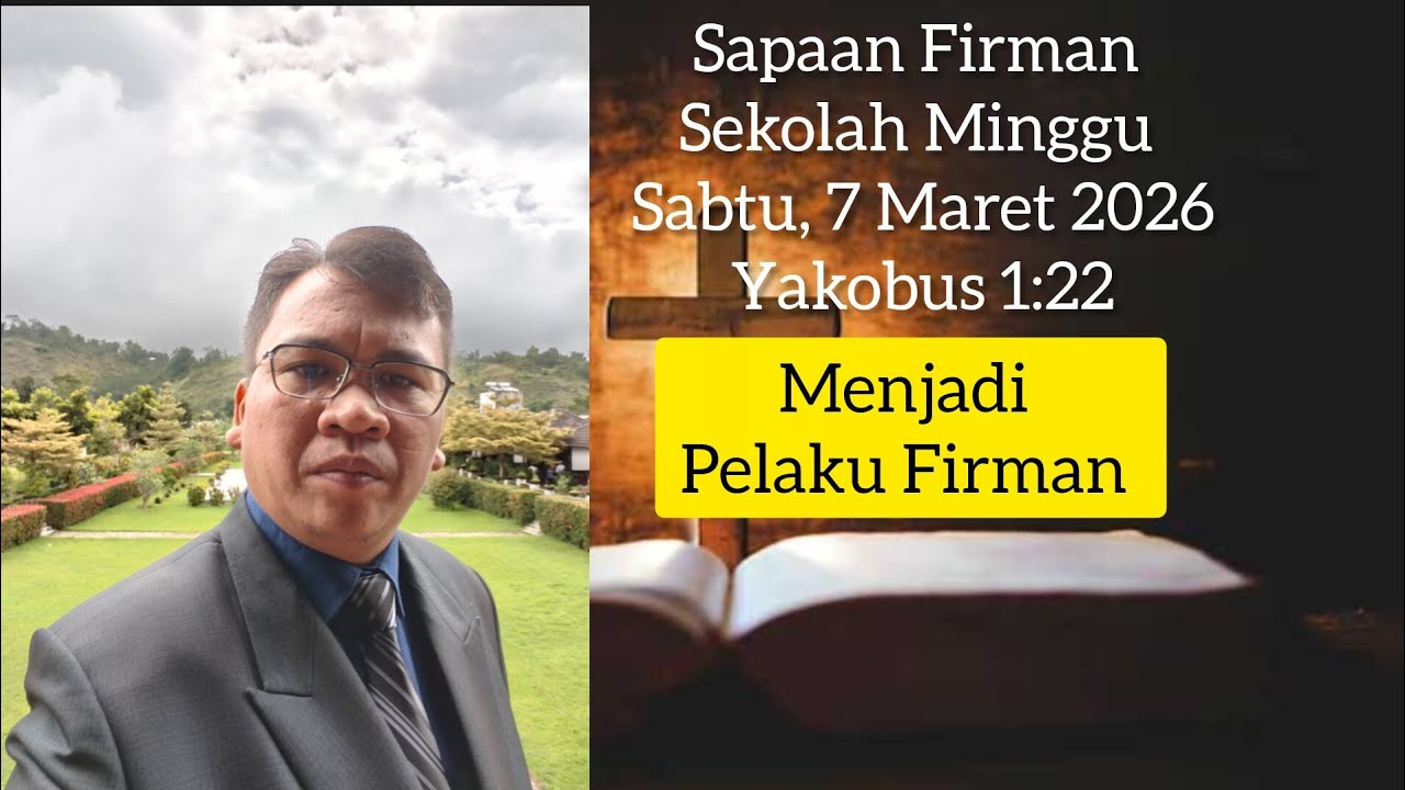 Renungan Sekolah Minggu, 7 Maret 2026