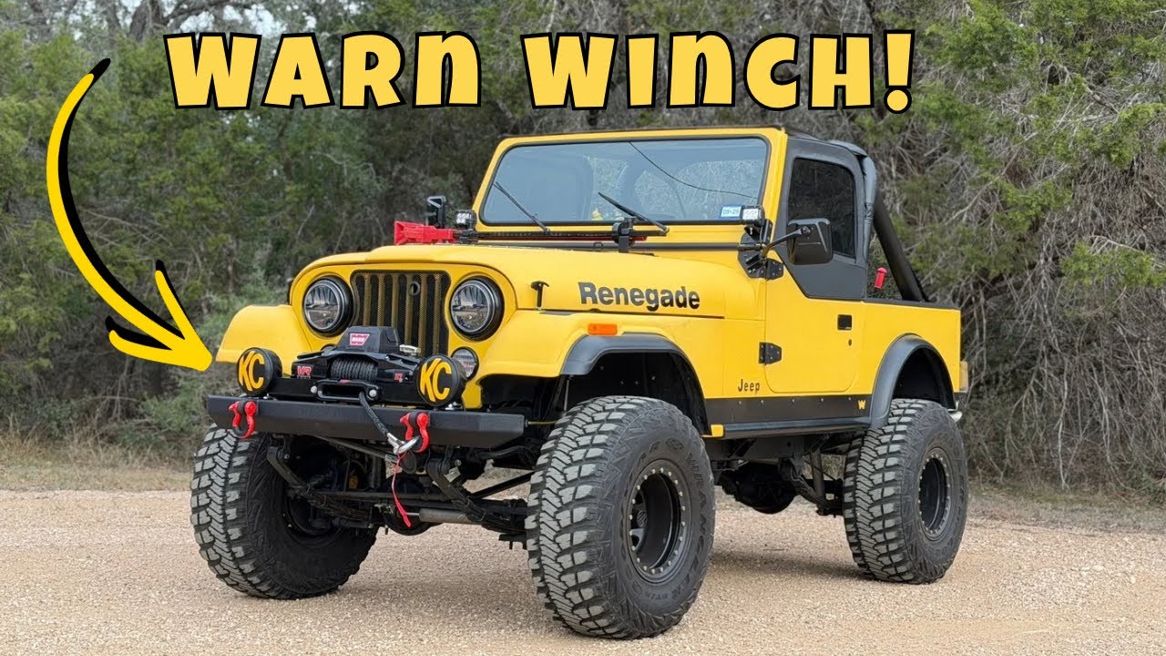 Установка лебёдки Warn на мой Jeep CJ7!