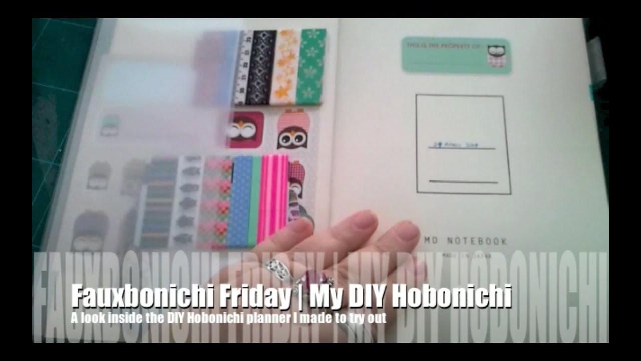 Planner & Journal Set Up | B&N 'Fauxbonichi | My DIY Hobonichi