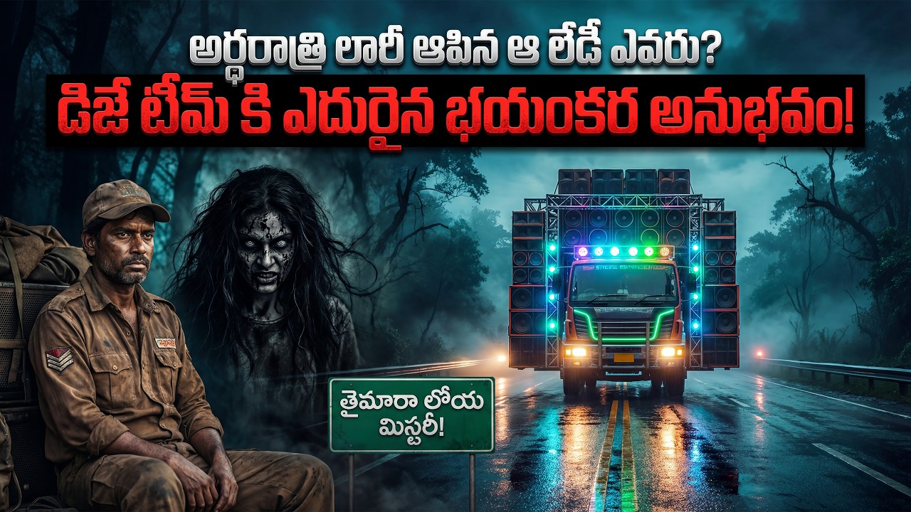 అర్ధరాత్రి లారీ ఆపిన ఆ లేడీ ఎవరు? DJ Crew's Horror Night in Taimara Valley