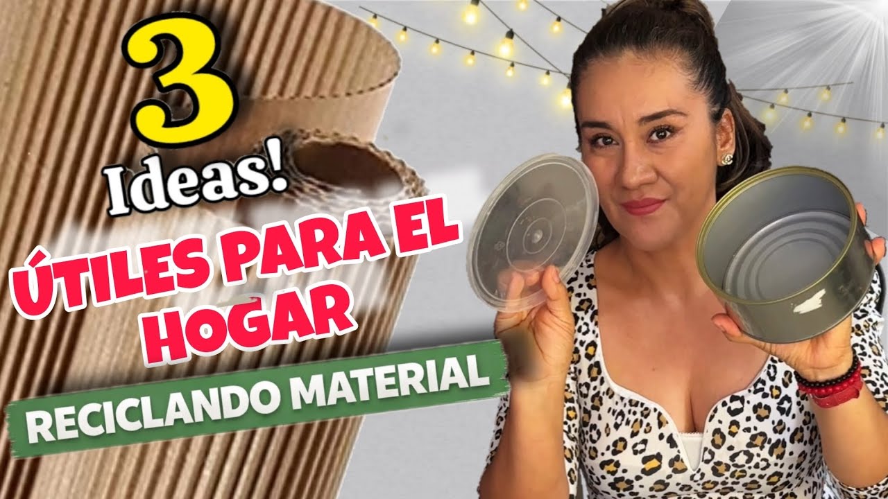 3 Útiles y Funcionales Ideas con Materiales Reciclados ♻️ El Resultado final es Increíble 😱 DIY
