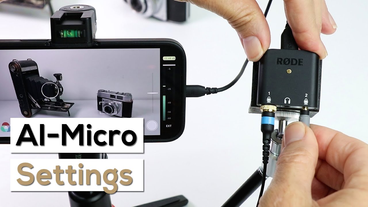 Rode AI-Micro Settings | Using the Rode Central and Rode Reporter Apps