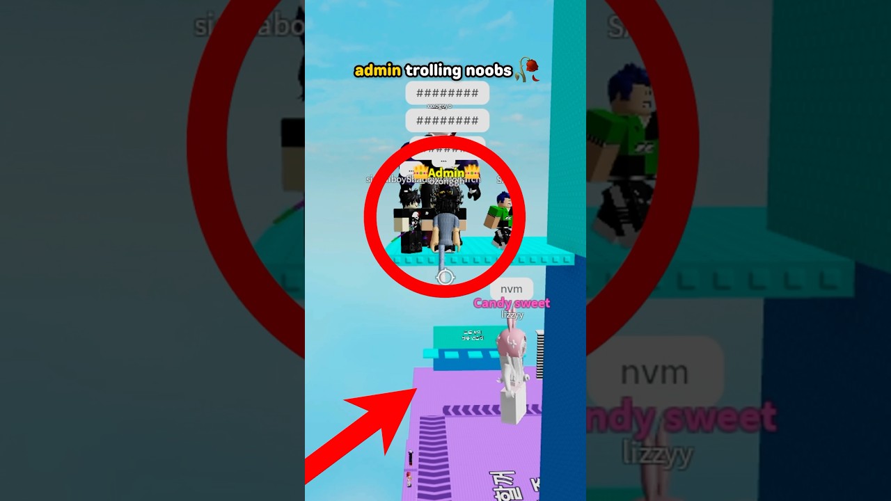 😡 admin trolling noobs in roblox (admin vs 🧠pro)