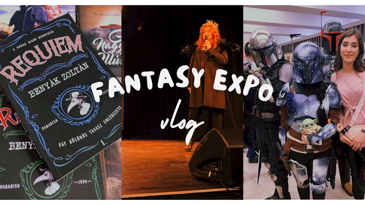 Fantasy Expo & Írók csatája - vlog | BORKAREADS