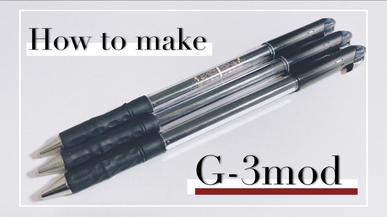 G-3modの作り方 | How to make my G-3mod