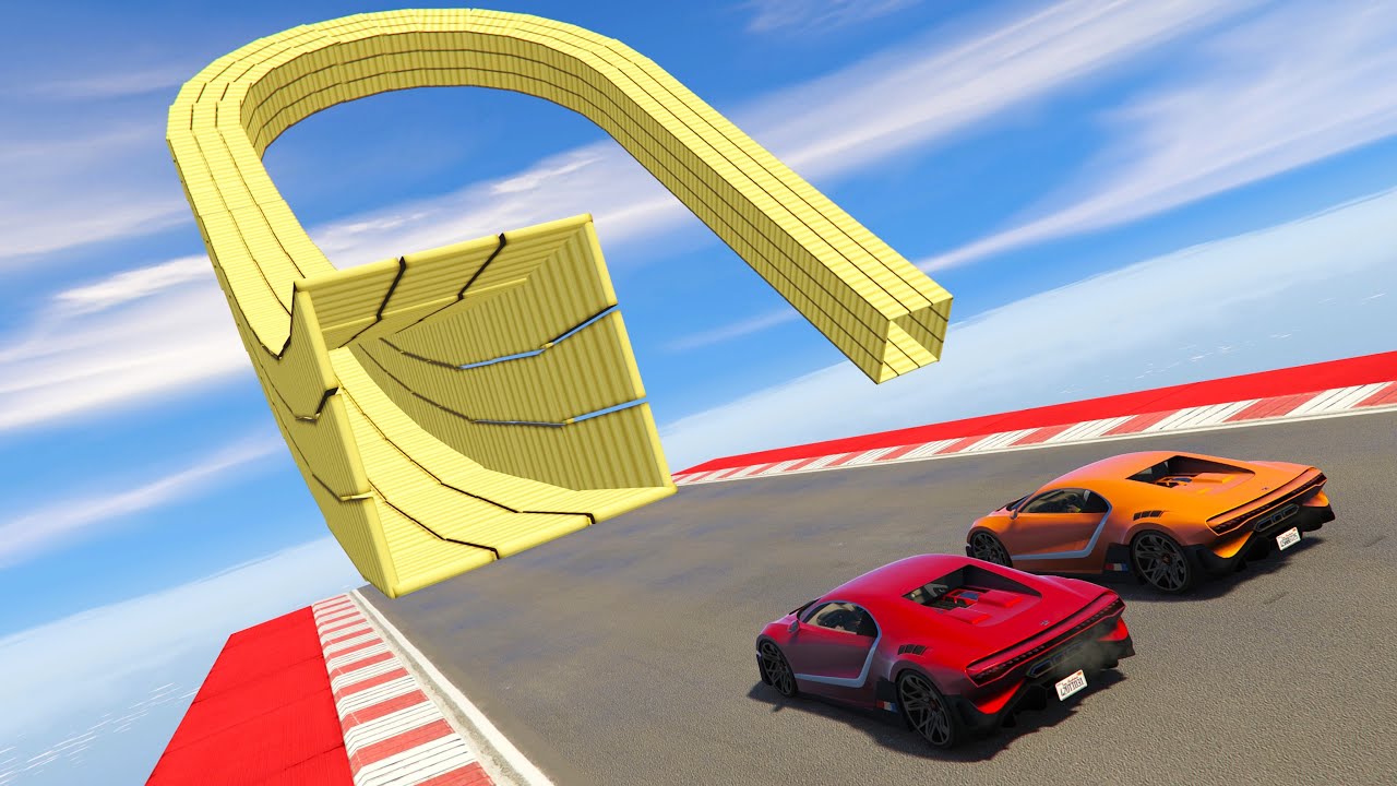 The Strangest Tunnel Ever Built in GTA 5  - Gravity Breaker Loop
