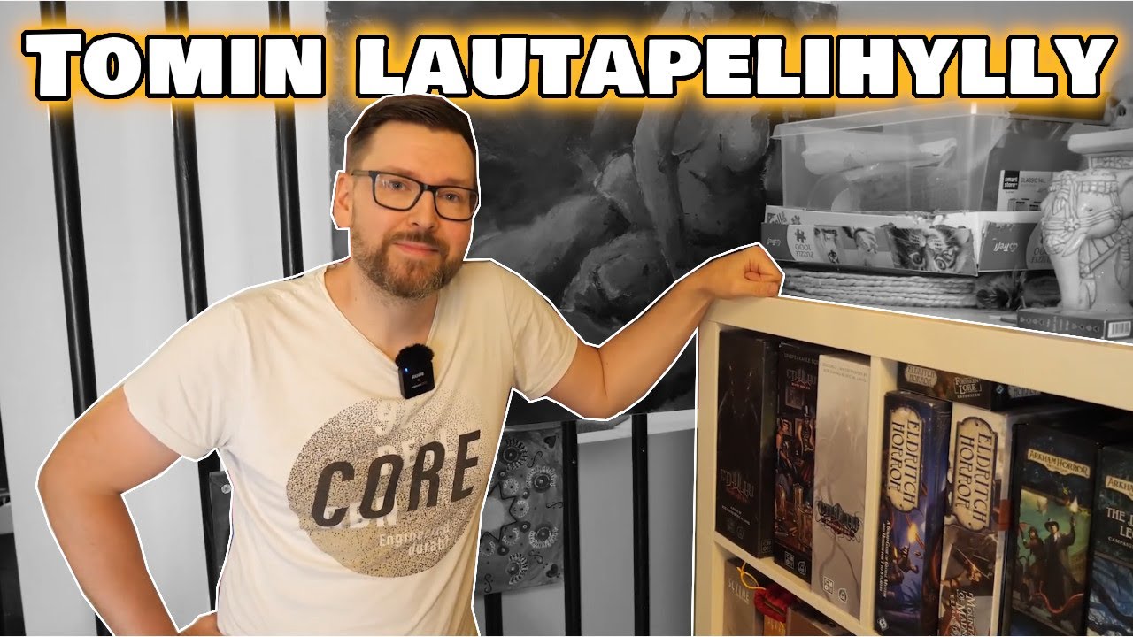 Mitä löytyy Tomin lautapelihyllystä 2025?