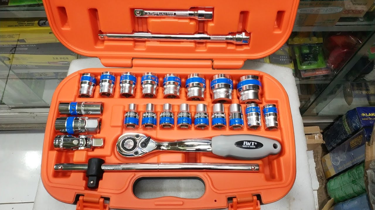 Benarkah kunci sok set iwt lebih bagus dari Tekiro..??!! socket set 25 pcs premium