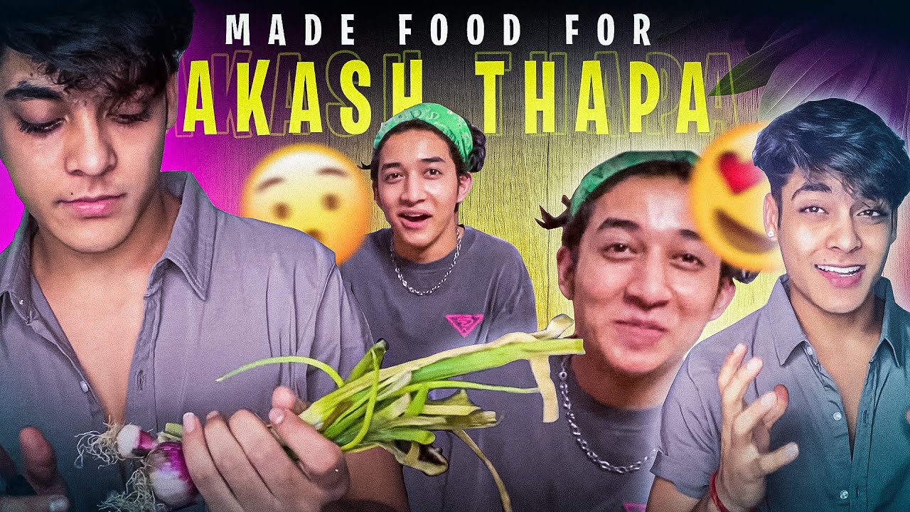 Cooking food for @The Akash Thapa | He enjoyed | Yogesh sharma vlogs