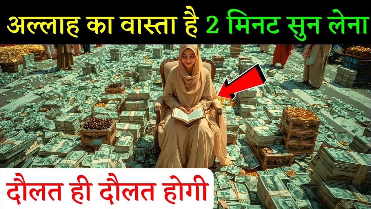 आज जुम्मा का दिन है 2 मिनट सुन लेना दौलत ही दौलत होगी | Dolat ka Wazifa | Wazifa for Money 
