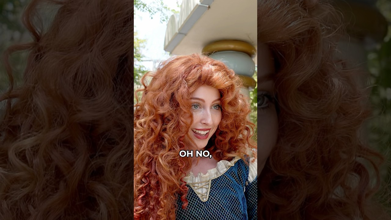 Merida EXPOSES Ariel's Fork Hair Hack! 🍴💁&zwj;♀️#merida #ariel #disneyland