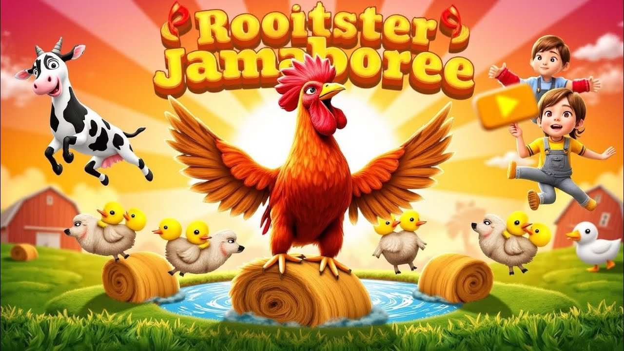Rooster's Wake-Up Jamboree! | kids Songs 