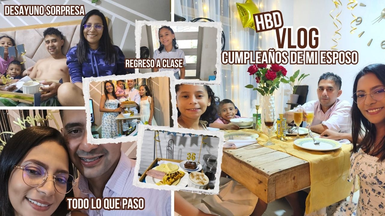 vlog familiar real, organizando un cumpleaños en casa + regreso a clase de mi hija