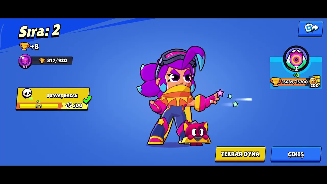 Brawlstars oynuyorum kaçırmayın 