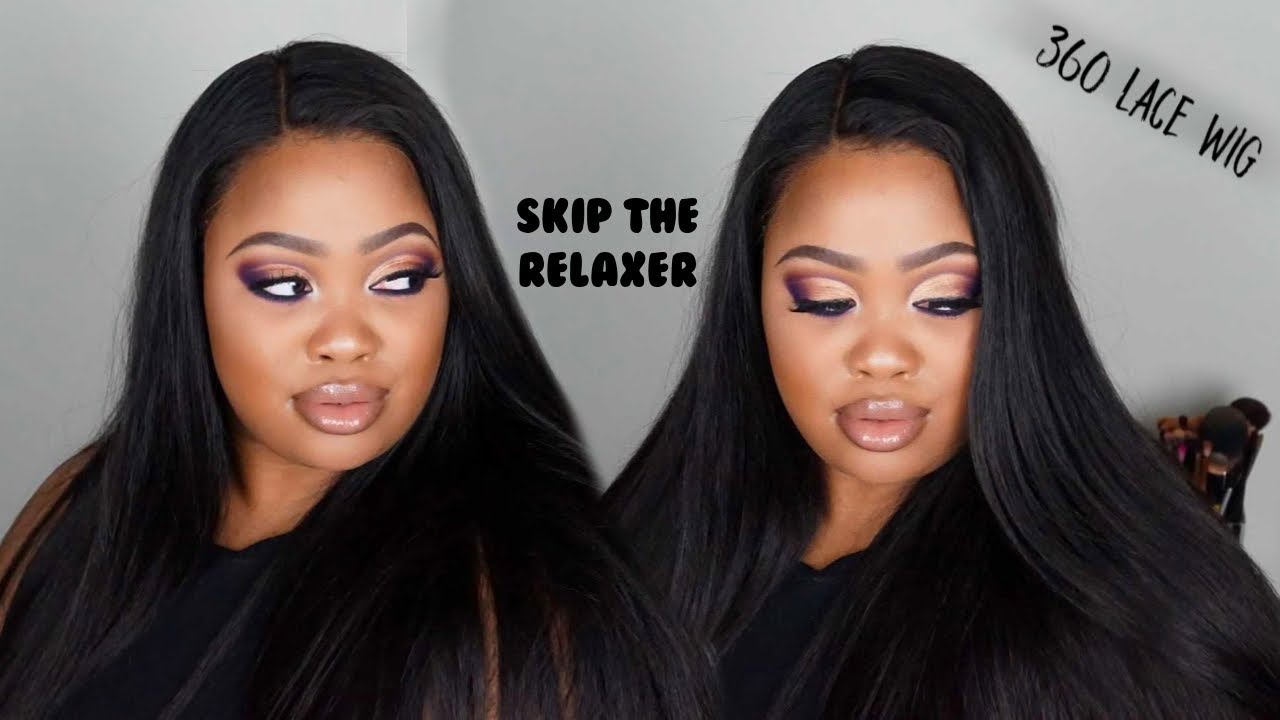 Best Natural Looking Straight 360 Lace Wig ft Eva Hair
