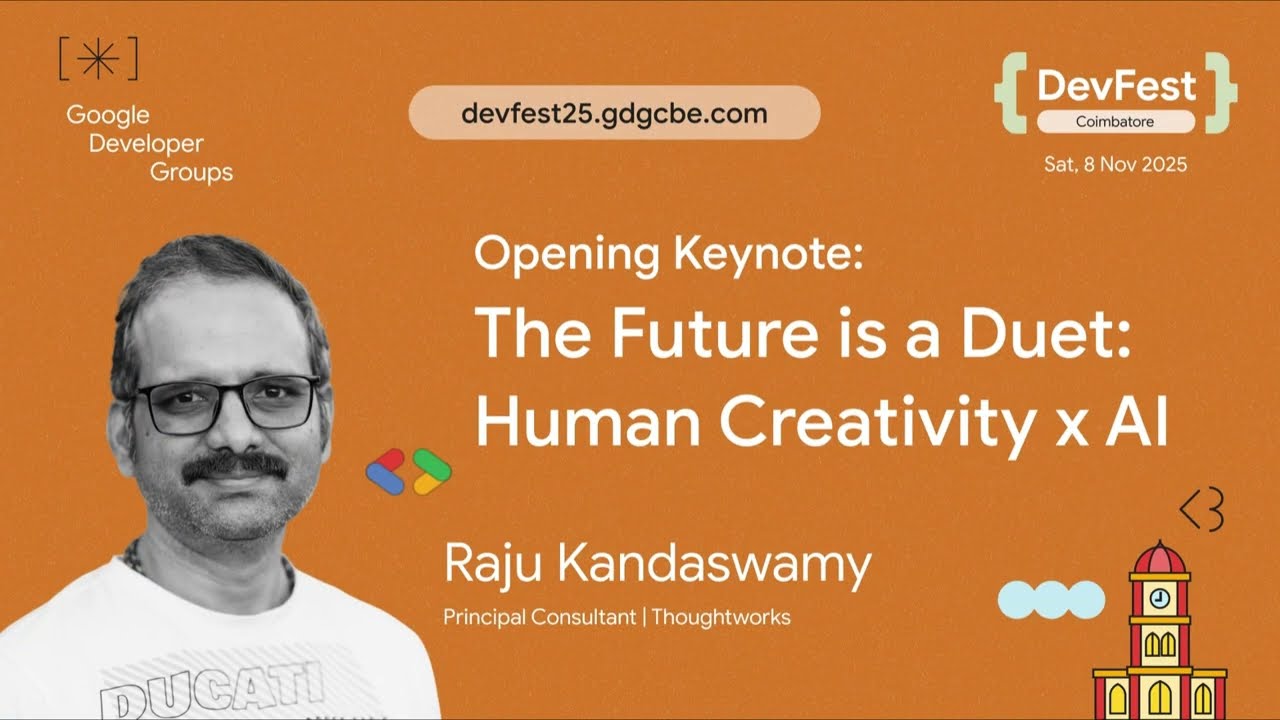 The Future is a Duet: Human Creativity x AI | Raju Kandaswamy