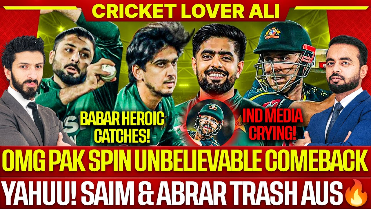 OMG Pak Won Unbelievable Comeback | Saim & Abrar Trash Aus🔥| PAK vs AUS 1st T20