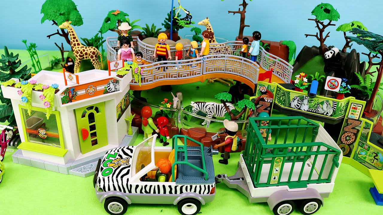Playmobil Zoo Veterinary Playset - Build and Play with Animal Figures