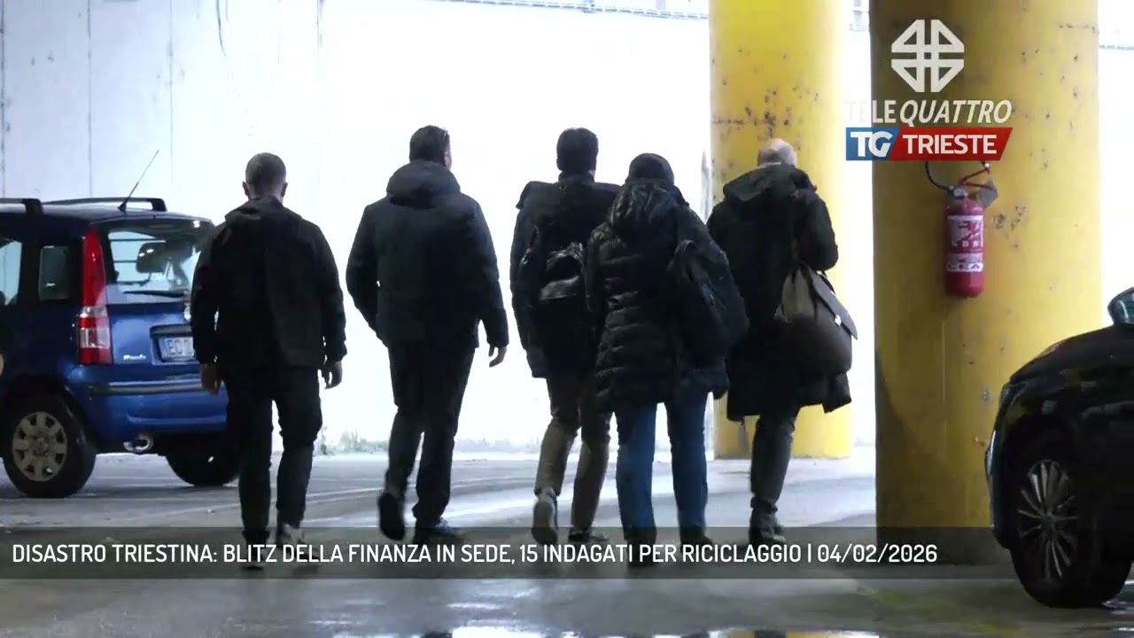 DISASTRO TRIESTINA: BLITZ DELLA FINANZA IN SEDE, 15 INDAGATI PER RICICLAGGIO | 04/02/2026