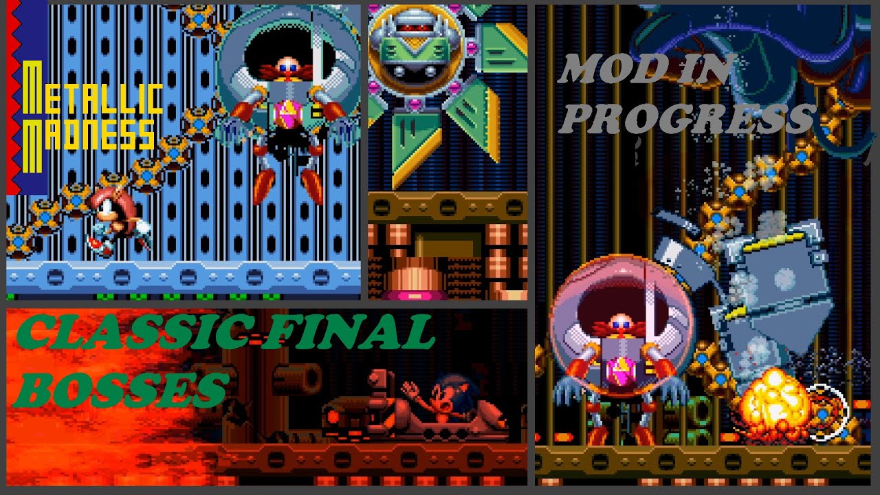 Classic Final Bosses- Sonic CD Final Boss | Mod in Progress (Sonic Mania)