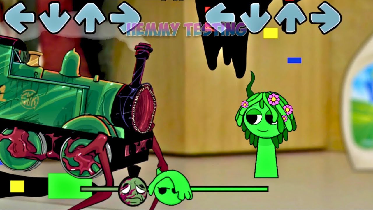 FNF Thomas and Friends ALL PHASES vs Sprunki Normal All Phases Sings Sliced Pibby