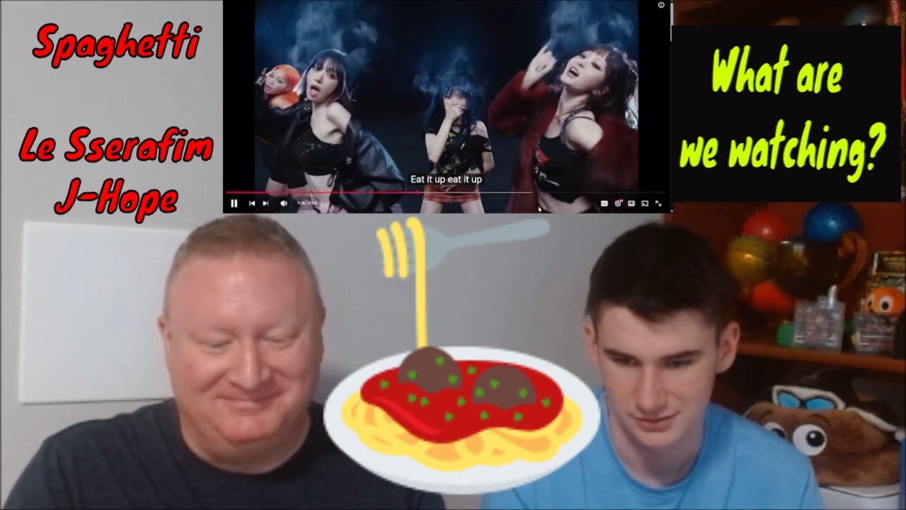 Реакция на K-Pop: песня Spaghetti группы Le Sserafim с участием J-Hope.