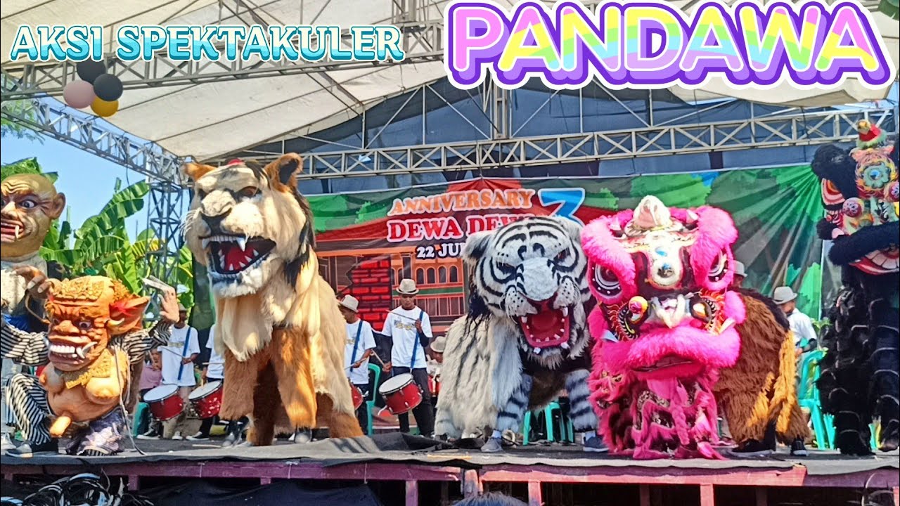 Aksi spektakuler ❗ PANDAWA drumband di anniversary ke 3 dewa dewi