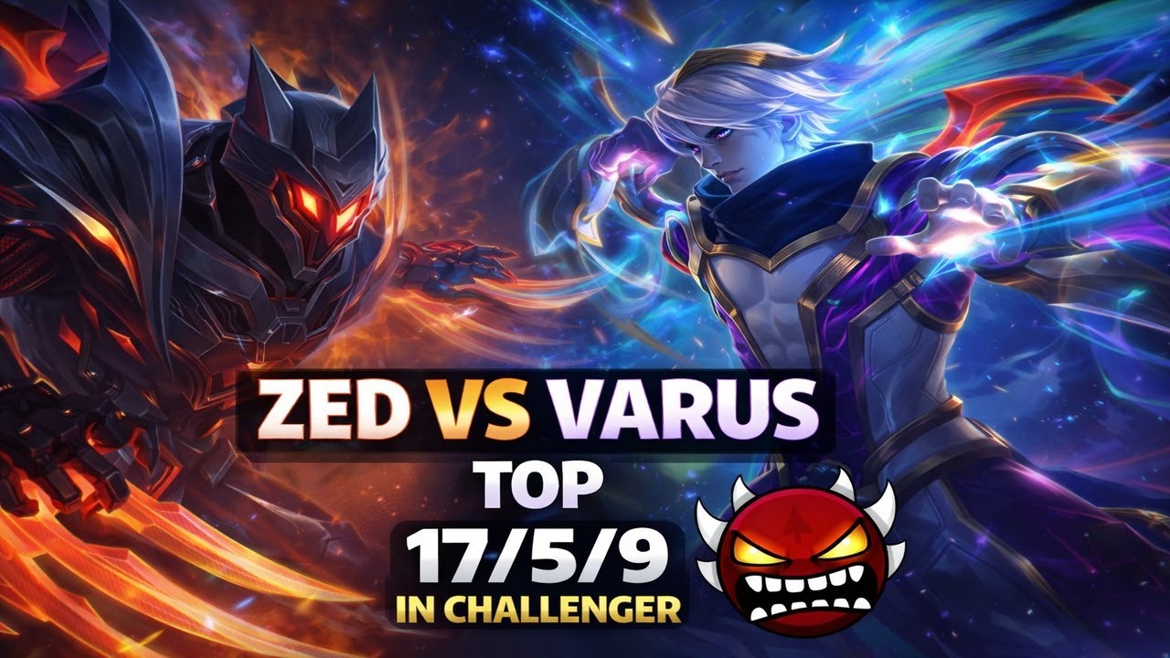 Best Zed BR Leving vs Varus Top Challenger Lobby