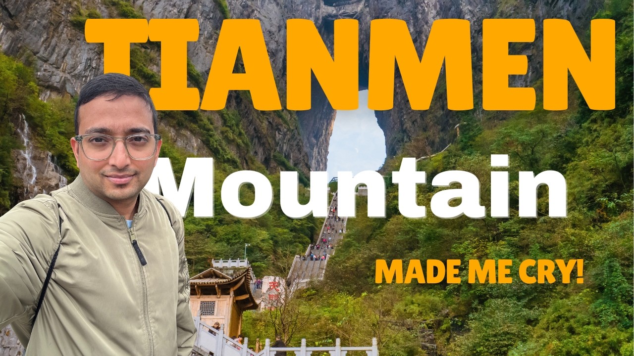A Pure Emotional Experience at Tianmen Mountain 🇨🇳 | Cable Car & Glass Skywalk