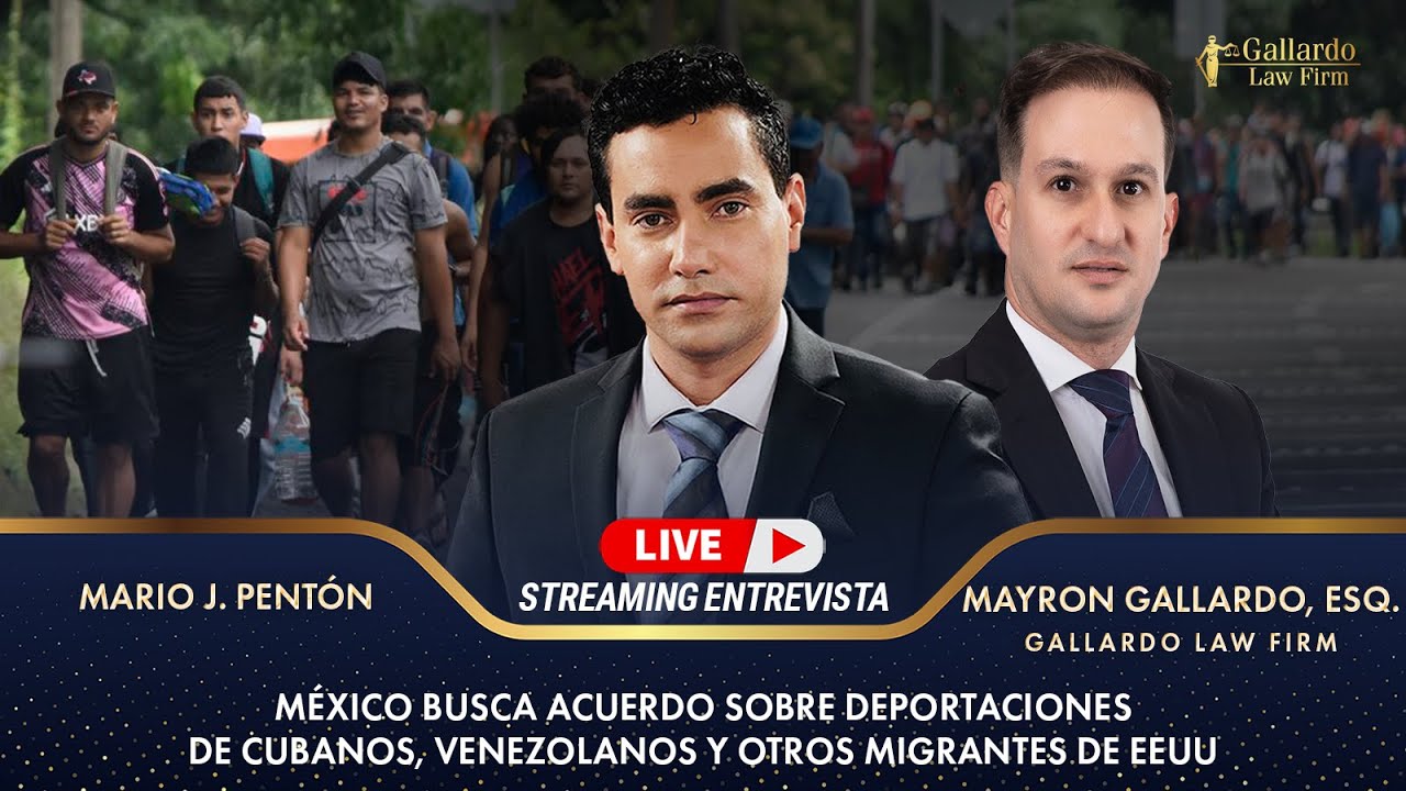 México busca acuerdo sobre deportaciones de cubanos venezolanos y otros migrantes de EEUU