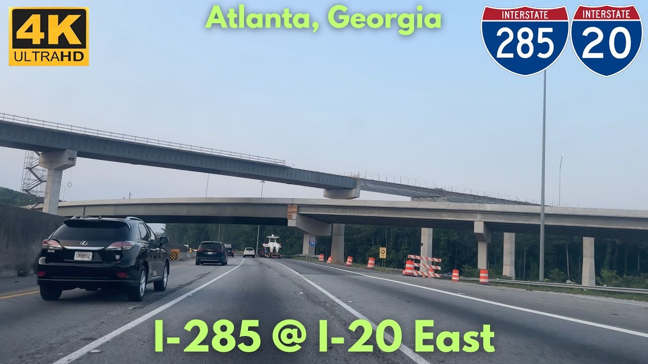 I-285/I-20 East Interchange Update - Atlanta, GA [4K]