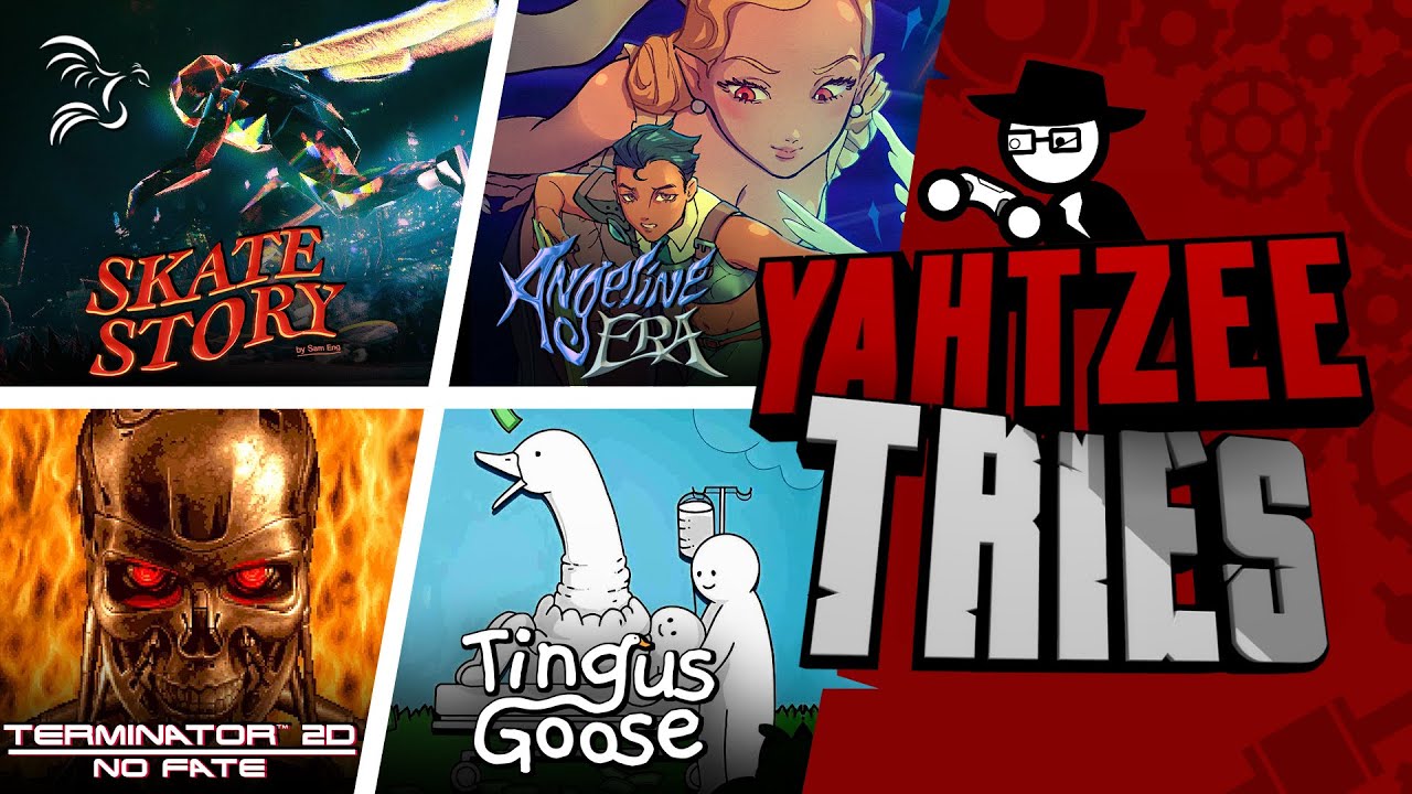 Skate Story, Angeline Era, Terminator 2D: No Fate, and Tingus Goose | Yahtzee Tries