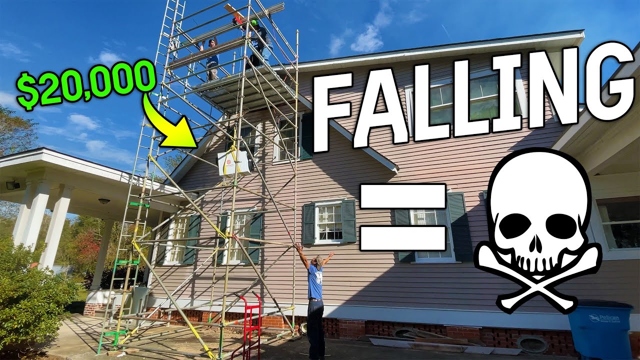 RISKING OUR LIVES to Install a $20,000 AC UNIT