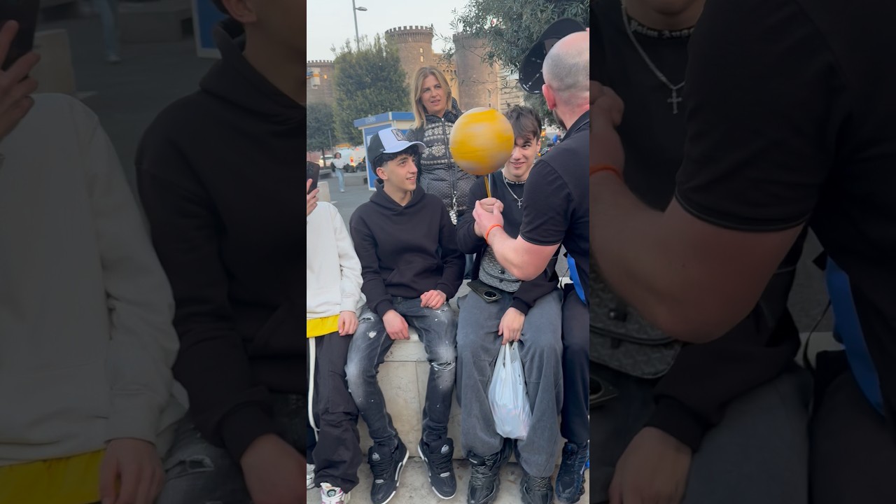 NAPOLI STREET PERFORMANCE FOOTBALL SKILLS #shorts