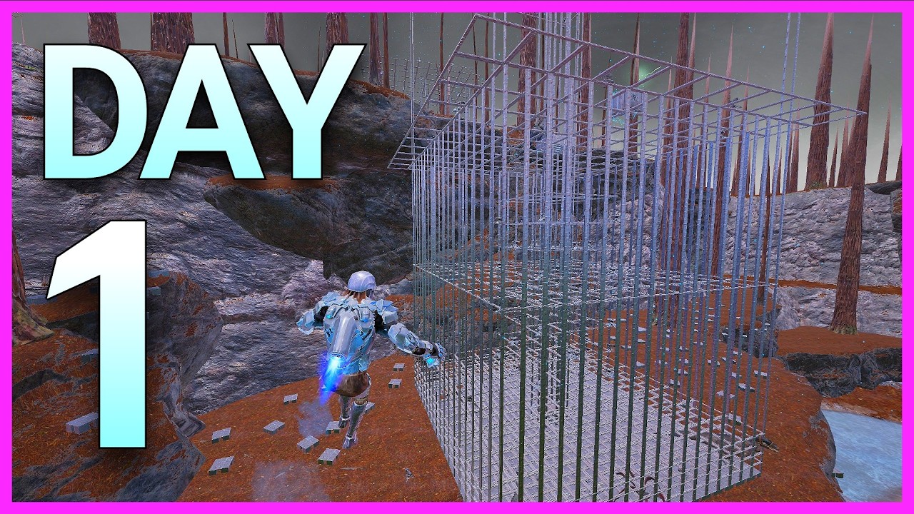 DOMINATING THE MOST CONTESTED SERVER DAY 1 SOLO | Solo INX Ark PVP